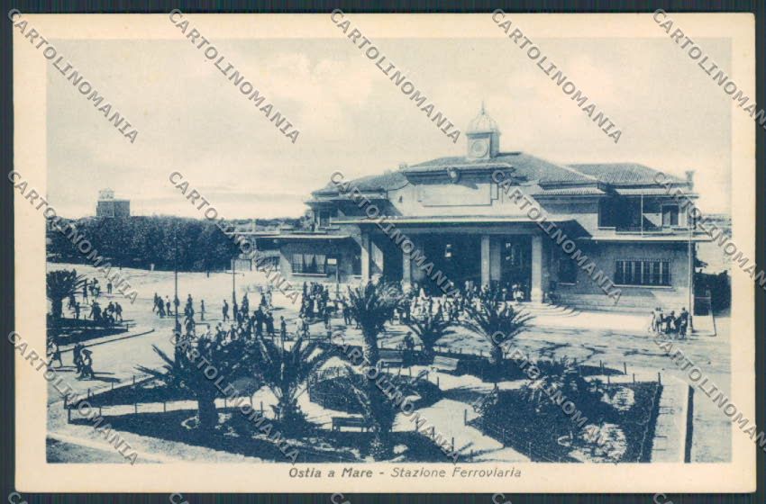 Roma Ostia Stazione cartolina RB1757 – fronte