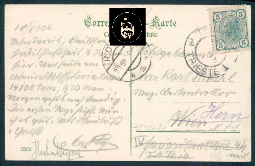 Trieste Muggia STRAPPINO cartolina RB1791 – retro