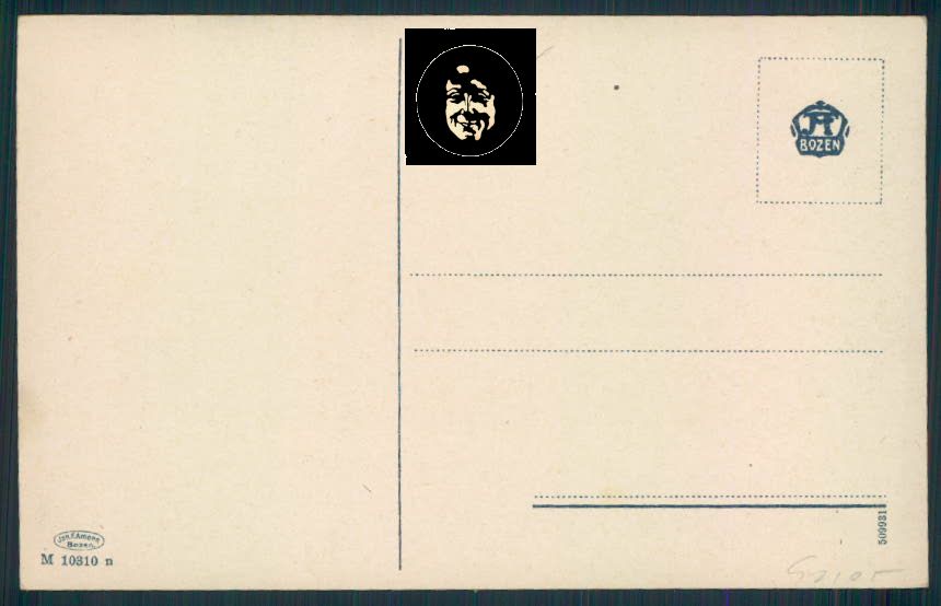 Bolzano cartolina RB1799 – retro