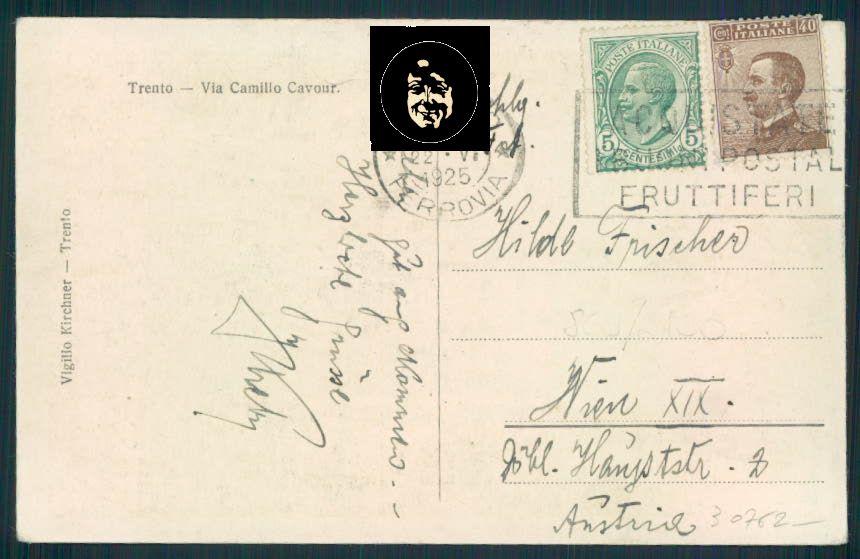 Trento cartolina RB1817 – retro