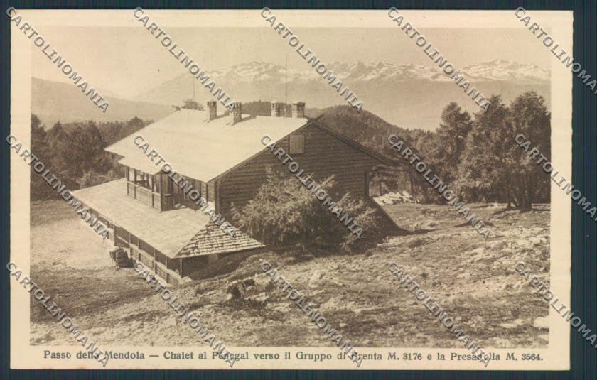 Bolzano Trento Passo della Mendola cartolina RB1821 – fronte