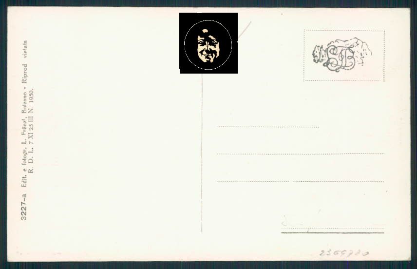 Bolzano cartolina RB1822 – retro