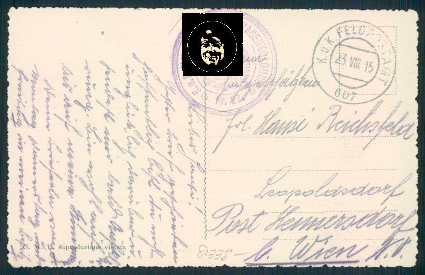 Trento STRAPPO cartolina RB1856 – retro