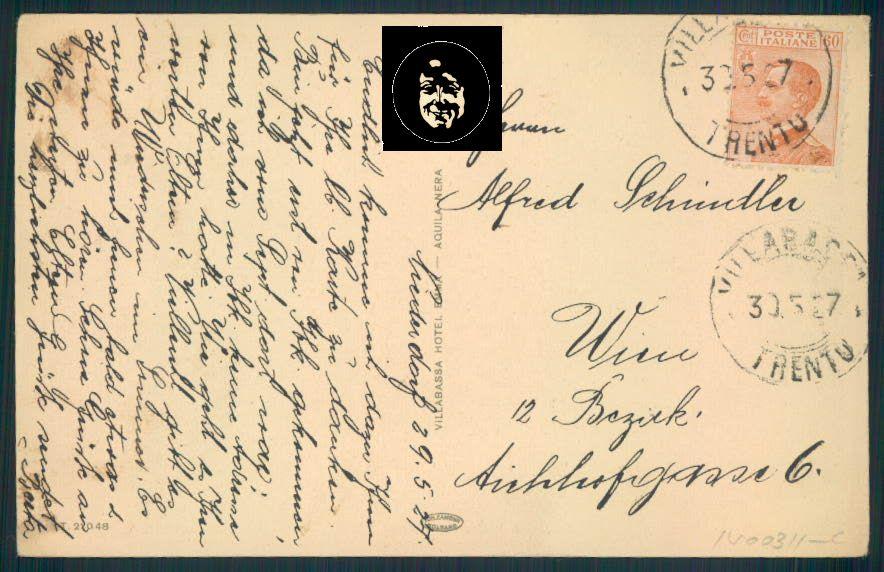 Bolzano Villabassa cartolina RB1860 – retro