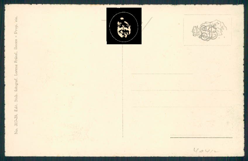 Trento Mendola cartolina RB1863 – retro
