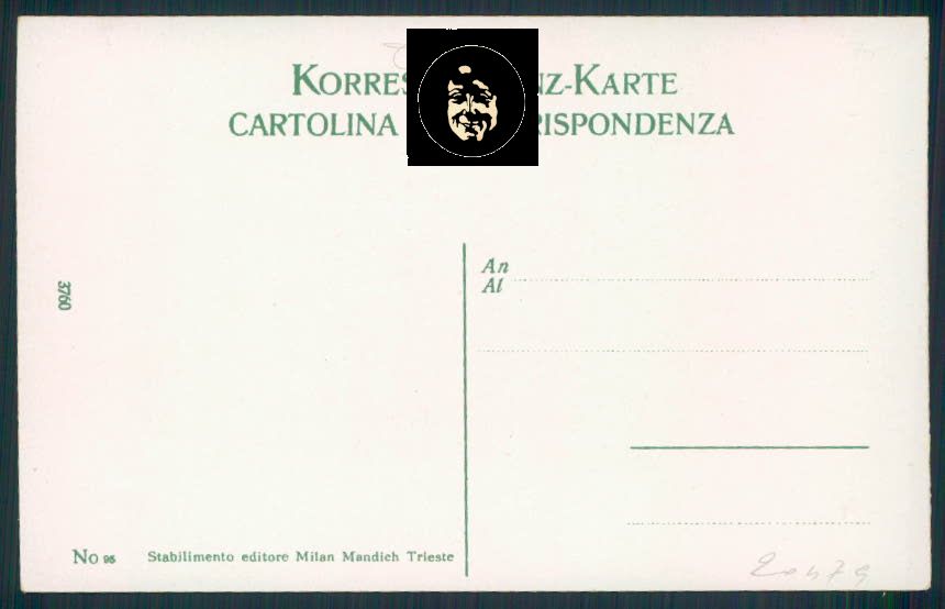 Trieste cartolina RB1867 – retro