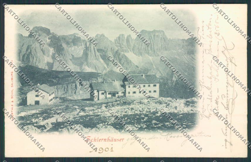 Bolzano Schlernhaus Rifugio cartolina RB1879 – fronte