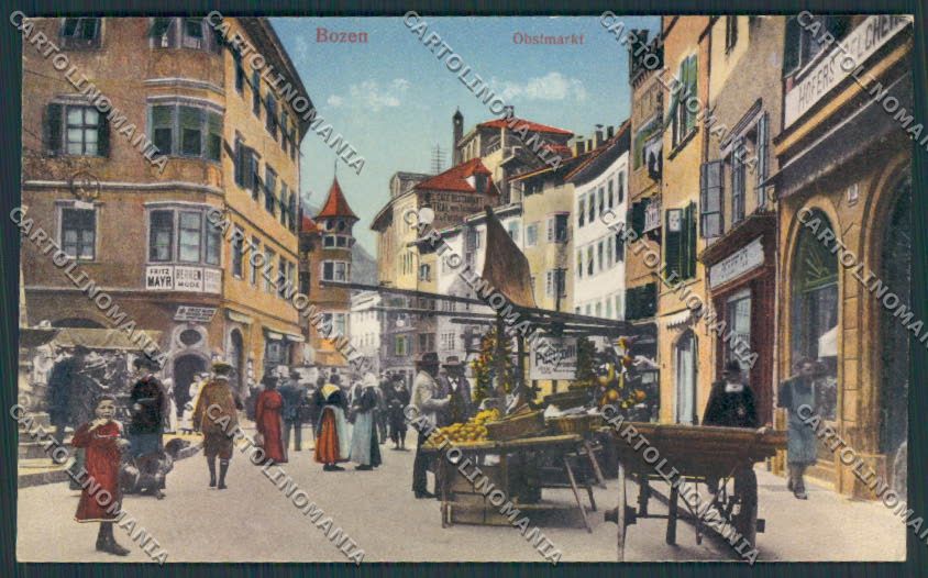 Bolzano Mercato cartolina RB1887 – fronte