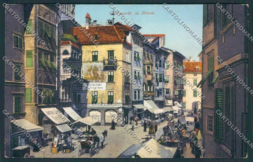 Bolzano Mercato cartolina RB1888 – fronte