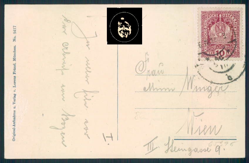 Bolzano Gries cartolina RB1892 – retro