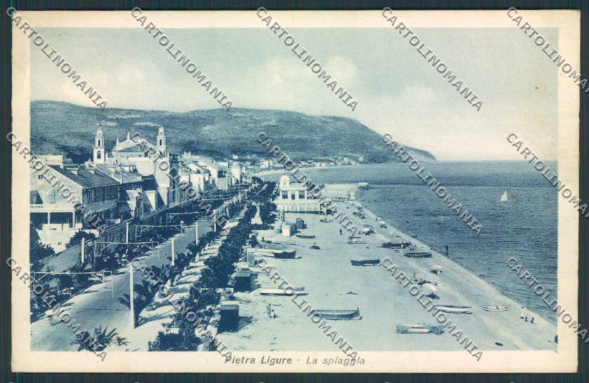 Savona Pietra Ligure cartolina RB1928 – fronte