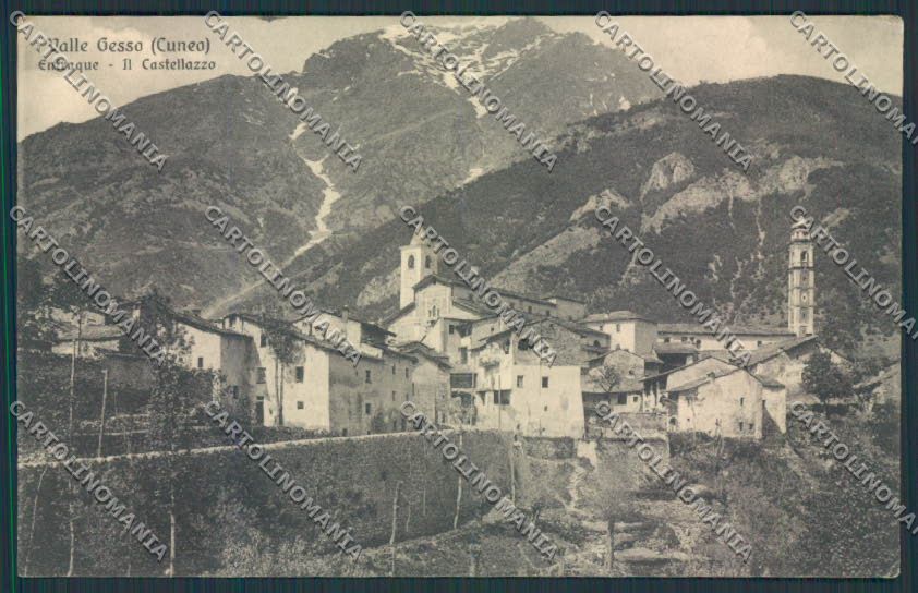 Cuneo Entraque cartolina RB1930 – fronte