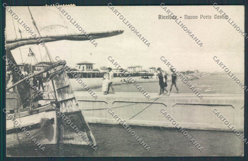 Rimini Riccione cartolina RB1936 – fronte