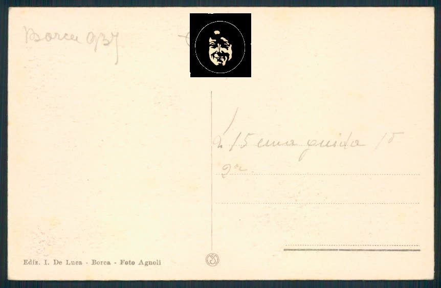Belluno Borca di Cadore cartolina RB1941 – retro