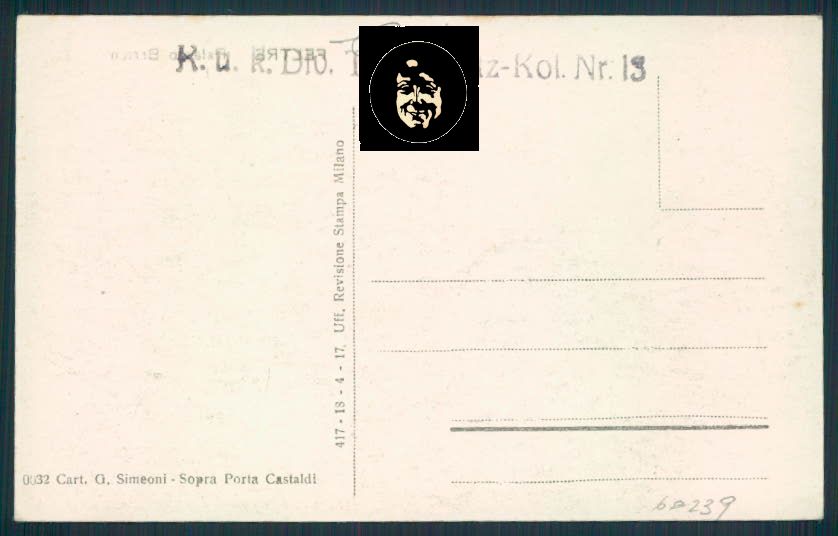 Belluno Feltre cartolina RB1969 – retro