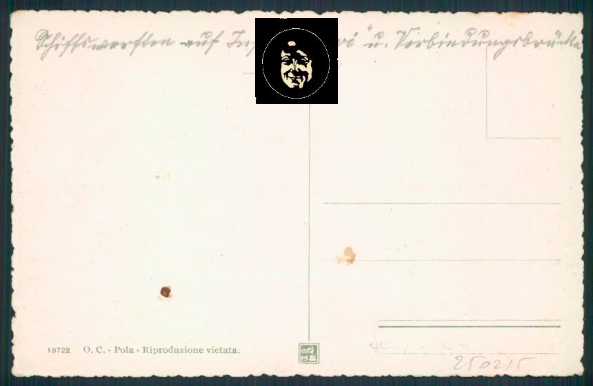 Croazia Croatia Pola Pula cartolina RB2018 – retro