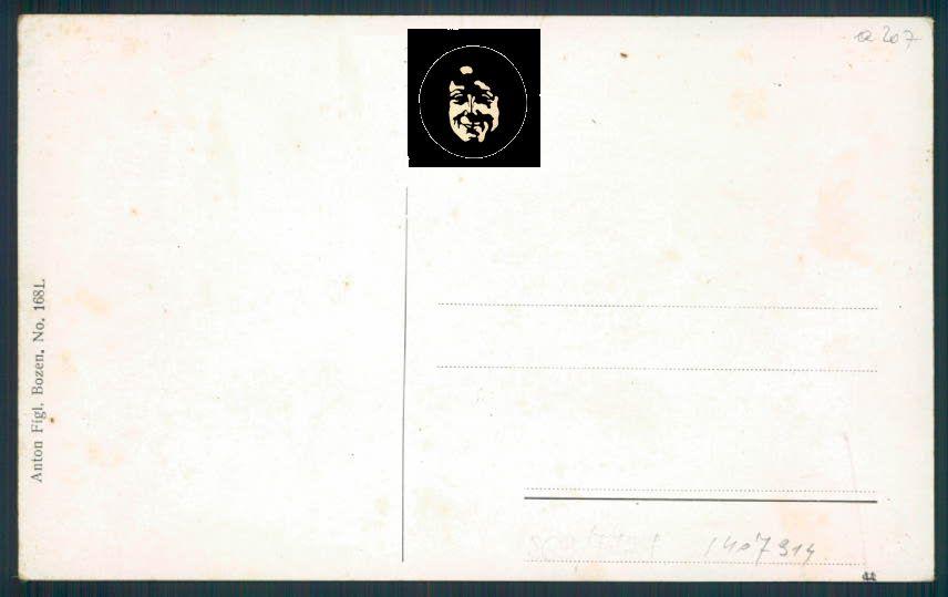 Bolzano Latemar cartolina RB2055 – retro