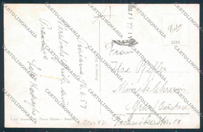 Salerno Amalfi cartolina RB2088 – retro