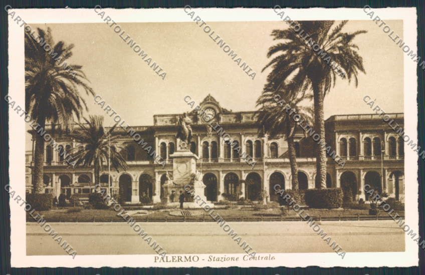 Palermo Stazione cartolina RB2092 – fronte