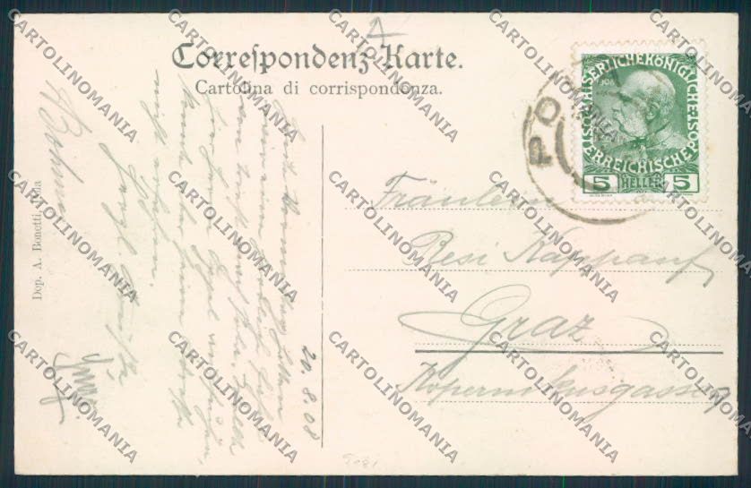 Croatia Croazia Pola cartolina RB2108 – retro