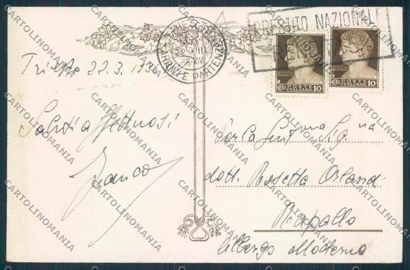Trieste Barcola cartolina RB2120 – retro