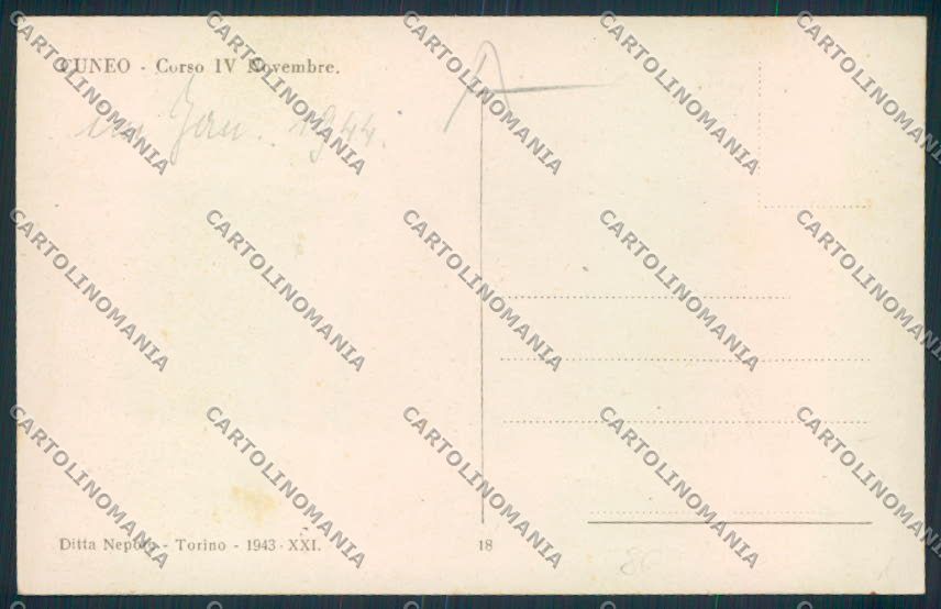 Cuneo Foto cartolina RB2123 – retro