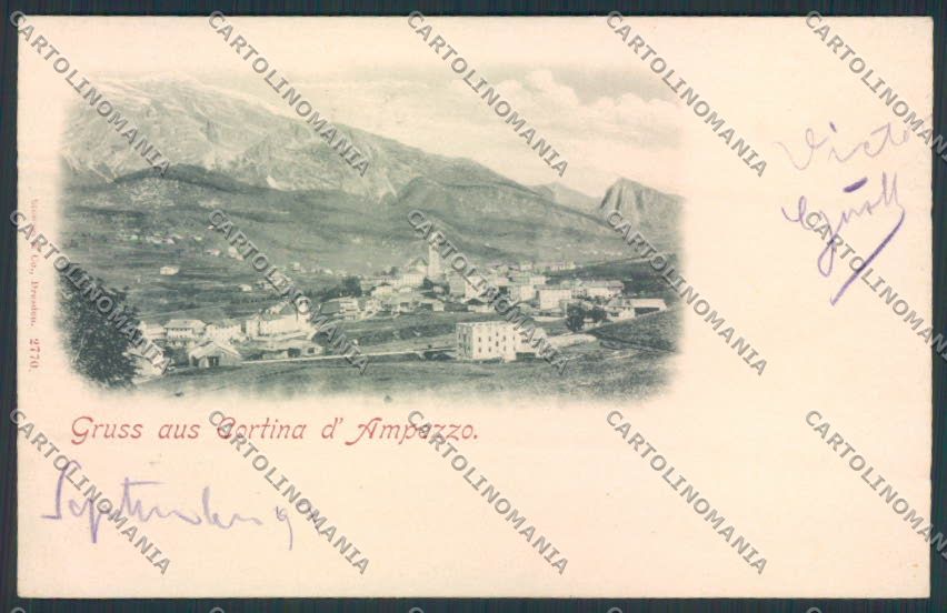 Belluno Cortina d'Ampezzo cartolina RB2167 – fronte