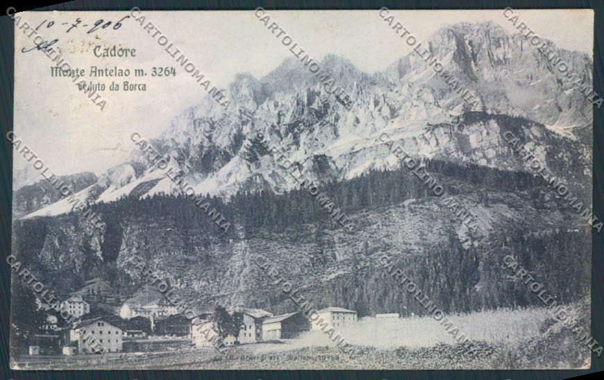 Belluno Cadore cartolina RB2178 – fronte