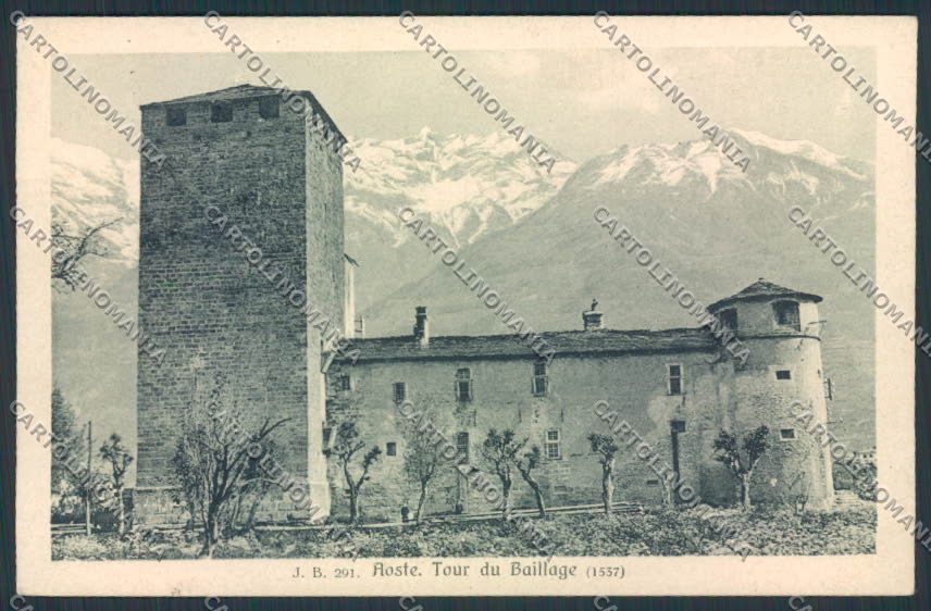 Aosta Tour du Baillage cartolina RB2205 – fronte