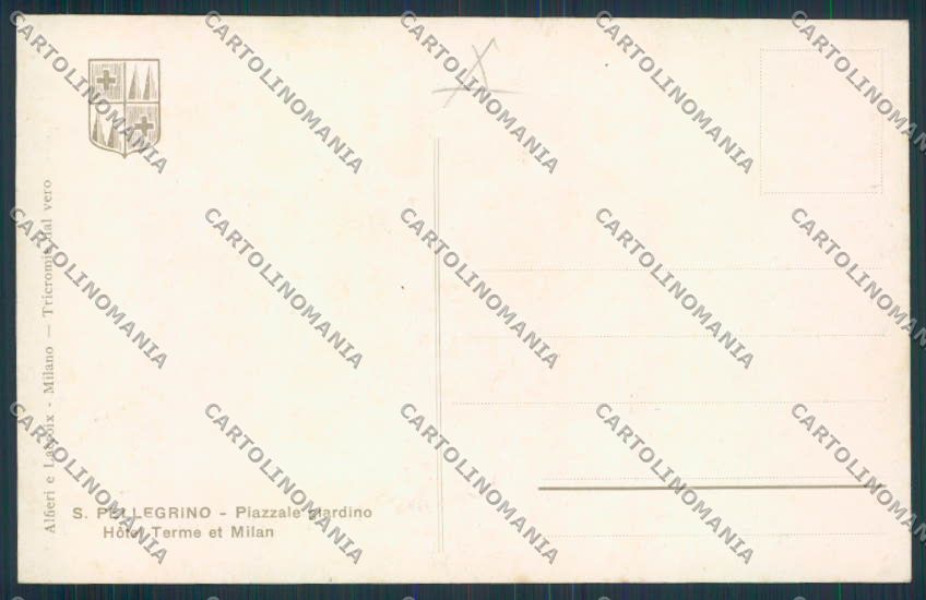 Bergamo San Pellegrino cartolina RB2228 – retro