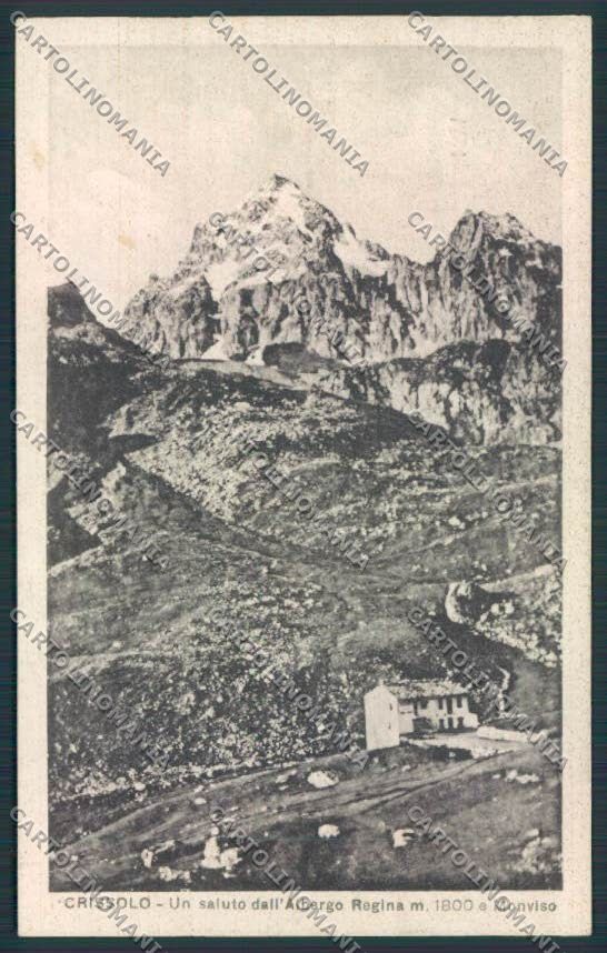 Cuneo Crissolo cartolina RB2245 – fronte