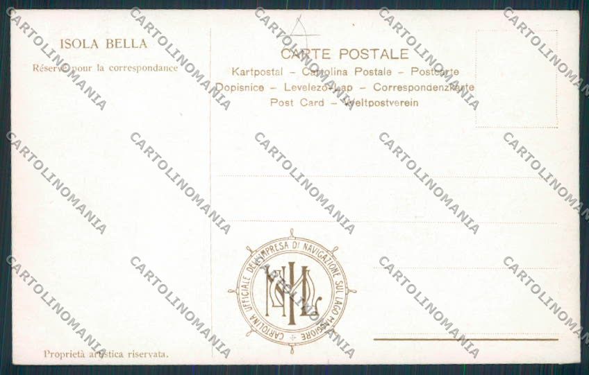 Verbania Stresa Isola Bella cartolina RB2250 – retro