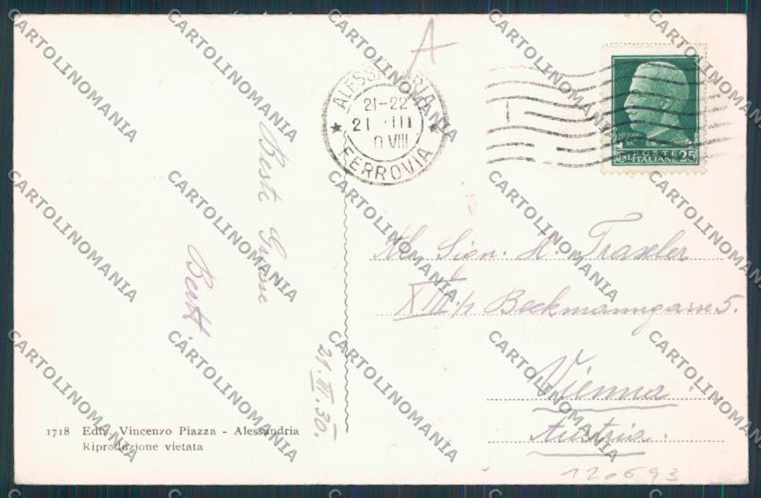Alessandria cartolina RB2279 – retro