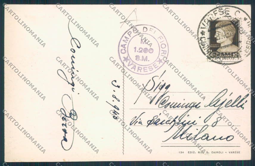 Varese cartolina RB2287 – retro