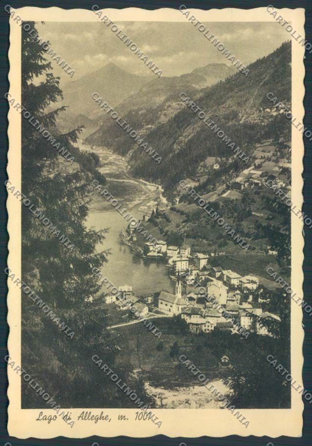 Belluno Alleghe PIEGHINA FG cartolina RB2327 – fronte