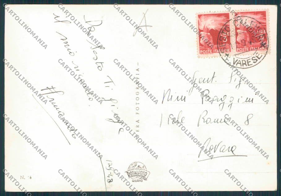 Varese Sesto Calende Foto FG cartolina RB2366 – retro