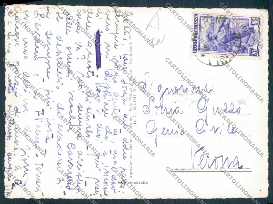 Bolzano Mendola FORI Foto FG cartolina RB2374 – retro