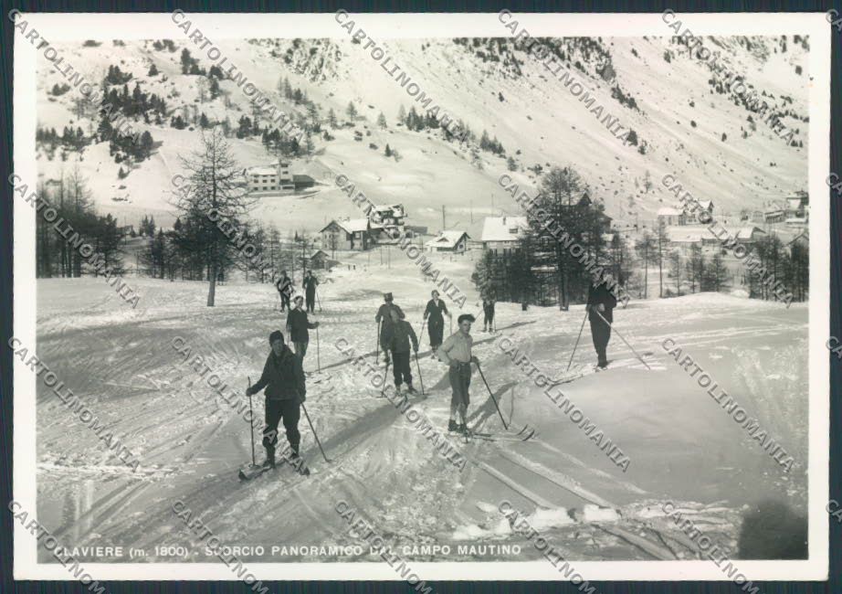 Torino Claviere Sci Foto FG cartolina RB2380 – fronte