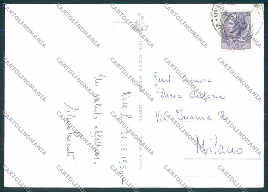 Bolzano Nova Levante Foto FG cartolina RB2388 – retro