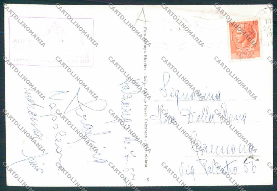 Belluno Falzarego Foto FG cartolina RB2389 – retro