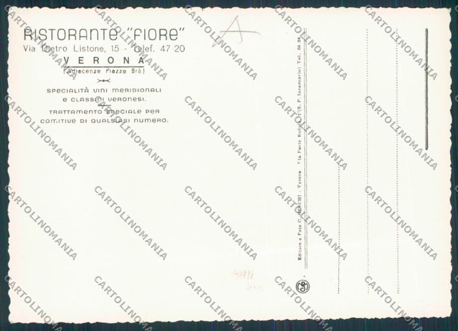Verona Foto FG cartolina RB2393 – retro