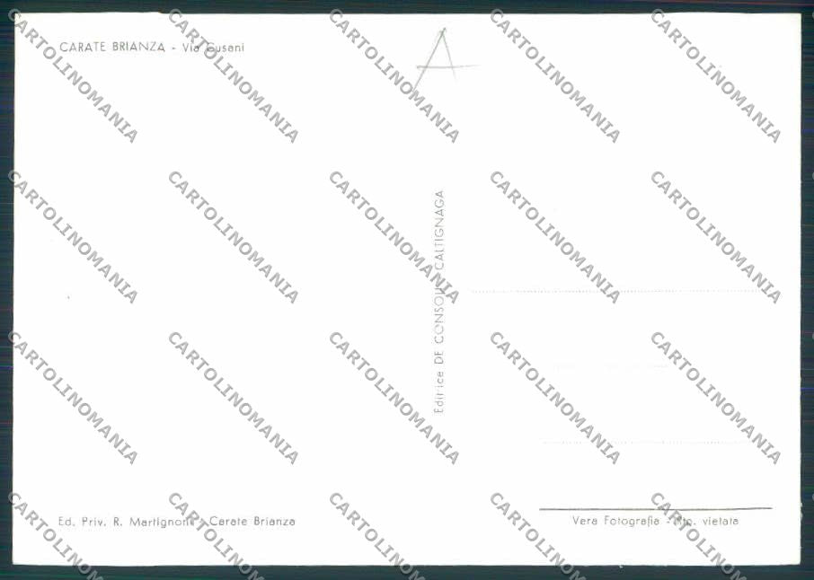 Milano Carate Brianza Foto FG cartolina RB2405 – retro