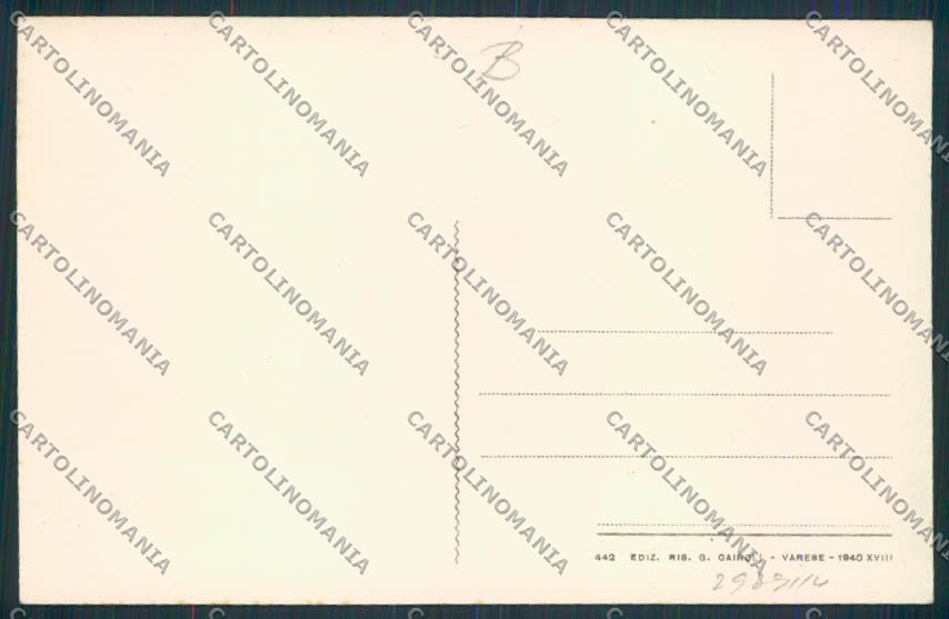 Varese Castiglione Olona cartolina RB2426 – retro