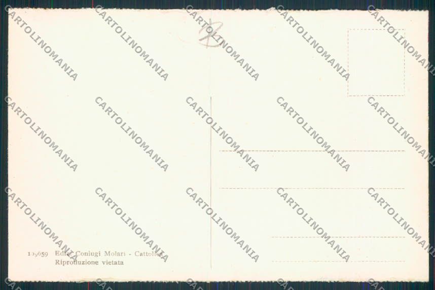 Rimini Cattolica cartolina RB2490 – retro