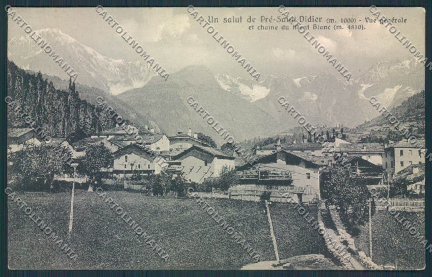 Aosta Pré Saint Didier cartolina RB2498 – fronte