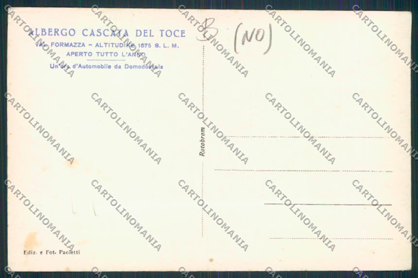 Verbania Val Formazza Foto cartolina RB2502 – retro