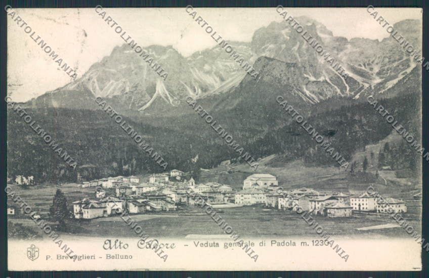 Belluno Padola cartolina RB2514 – fronte