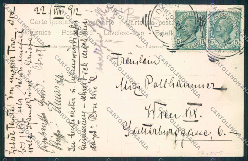 Belluno Padola cartolina RB2514 – retro