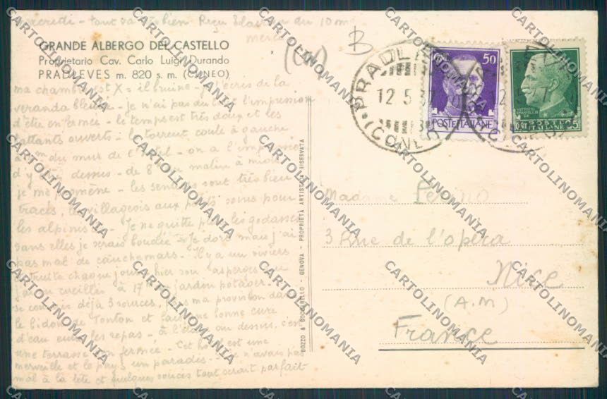 Cuneo Pradleves cartolina RB2552 – retro