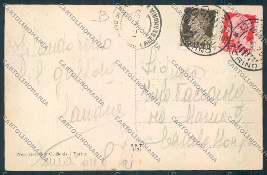 Torino Coazze Sangonetto cartolina RB2553 – retro